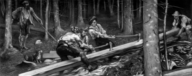 Les bûcherons, c1880-1882