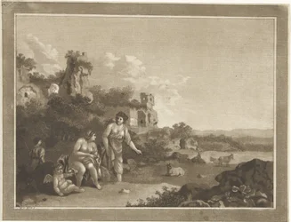 Paysage avec nymphes