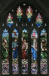 Langport, Tous les Saints, Belham & Co, Hugh Arthur Kennedy, Abraham, Job, David, Moïse & Salomon