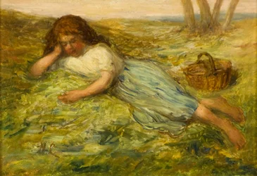 Fille et Panier, XIXe siècle