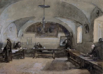Intérieur du couvent des Capucins à Albano
