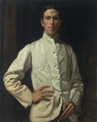 Self-portrait en veste blanche