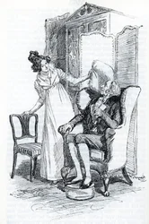 Emma et Mr Knightley (illustration)