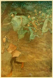 Entrée de Sir Hugh Evans, Anne Page et autres, de Les Joyeuses Commères de Windsor, 1910