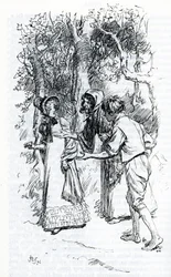 Harriet, attaquée par des gitans (illustration)