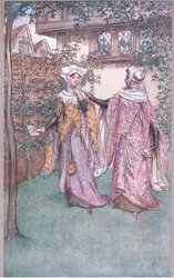 Voici le frère jumeau de ta lettre (illustration de Les Joyeuses Commères de Windsor)