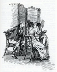 Illustration pour "Emma" de Jane Austen. Par Hugh Thomson (illustration)