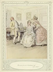 Illustration pour She Stoops to Conquer de Goldsmith
