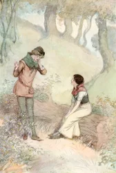 Illustration pour Comme il vous plaira de Shakespeare