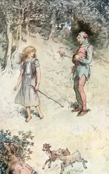 Illustration pour Comme il vous plaira de Shakespeare
