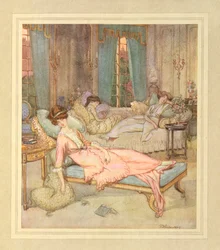 Trois femmes dormant, de 