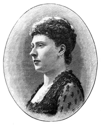 Princesse Béatrice, plus jeune fille de la reine Victoria, 1900