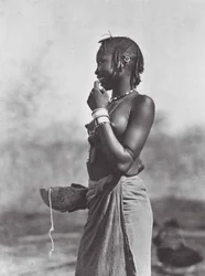Afrique : Fille Eliri des montagnes de Dar Nuba