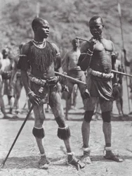 Afrique : Danseurs à hochet Nuba