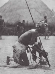 Afrique : Shilluk en tenue de fête