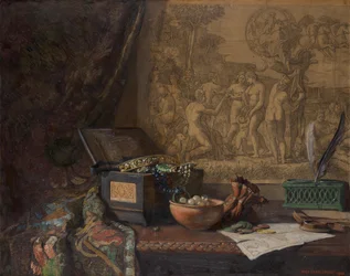 Nature morte avec jugement de Paris