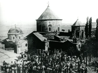 Pèlerinage au monastère de Tomarza, au sud-est de Kayseri