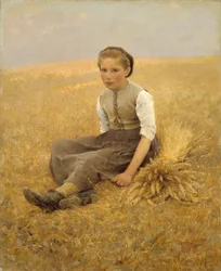 La petite glaneuse, 1884