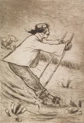 Gallen-Kallela à ski