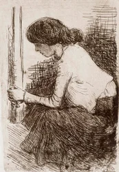 Femme assise