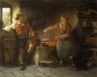 Dans la cuisine, 1901