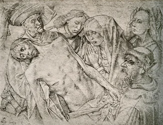 Dessin après la Déposition de la Croix, c1460-1480, 1908