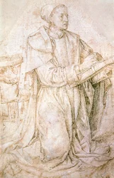 Étude pour Saint Luc, par Hugo van der Goes