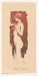 Femme nue debout