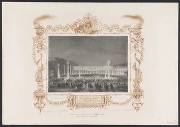 Fête du soir pour les étudiants, 1836