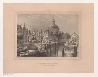 Vue sur le Stromarkt, le Singel et l
