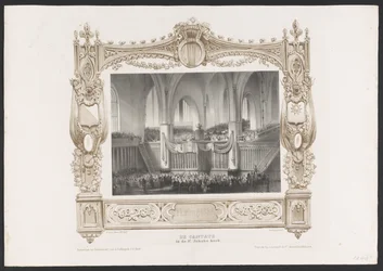 Défilé avec une imprimerie, 1836
