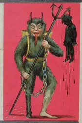 Carte postale représentant "Krampuss".