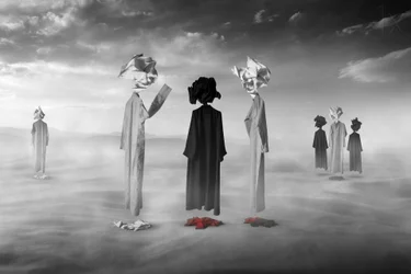 Figures surréalistes du désert