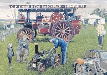 Tracteurs à vapeur à l