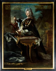 Portrait de Maximilien Henri VI de Béthune, cinquième duc de Sully (1669-1729). Peinture attribuée à Hyacinthe Rigaud (1659-1743). Huile sur toile. Mention obligatoire : Sully sur Loire, Château de Sully