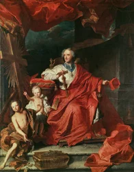 Le cardinal de Bouillon (1643-1715) ouvrant la 