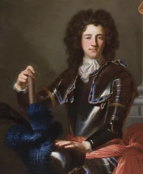 Détail du portrait de Henry Bentinck, plus tard 1er duc de Portland, 1699