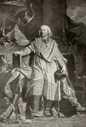 Jacques Bénigne Bossuet, gravé par Pierre Imbert Drevet, de 