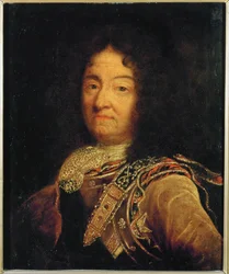 Louis XIV dans la vieillesse (peinture sur toile)