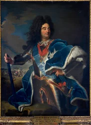 Portrait de Louis Claude Hector Duc de Villars, maréchal de France (1652-1734) Il porte le collier de l