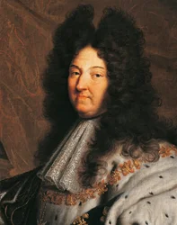 Portrait de Louis XIV de France, dit Louis le Grand ou le Roi Soleil, peinture par Hyancinthe Rigaud