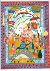 Procession divine de Ganesha