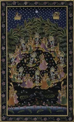La danse divine de Krishna