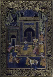 La cour royale moghole