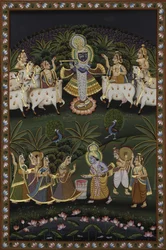 Une célébration de Krishna pleine de vie