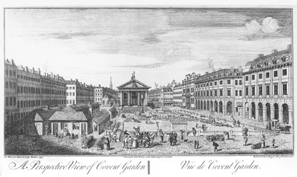 Vue en perspective de Covent Garden