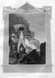 Sir Sydney Smith défendant la brèche à Acre, 1816