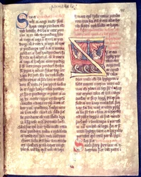 Initiale historiée du début d
