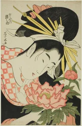 La courtisane Somenosuke du Matsubaya