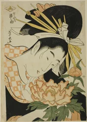 La courtisane Somenosuke du Matsubaya